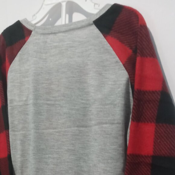 Holiday Style Girls' 2-Piece Pajama Set Red Truck Happy Holidays Size L (10/12) - Picture 7 of 7